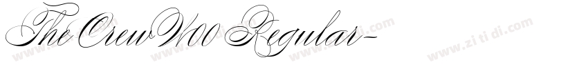 TheCrewW00 Regular字体转换